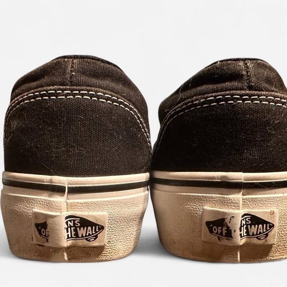 Vans Platform Black Slip Ons Womens size 8.5 - Picture 7 of 8